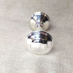 Vintage Sterling Silver Barbell Baby Rattle circa 1950's